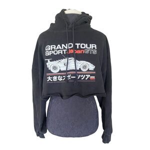 Brandy Melville Grand Tour Japan Cropped Hoodie (one size)